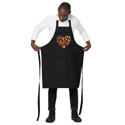 I Love Food 100% Organic Cotton Apron