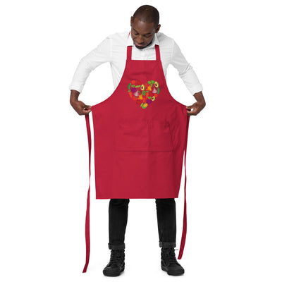 I Love Food 100% Organic Cotton Apron