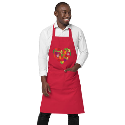 I Love Food 100% Organic Cotton Apron