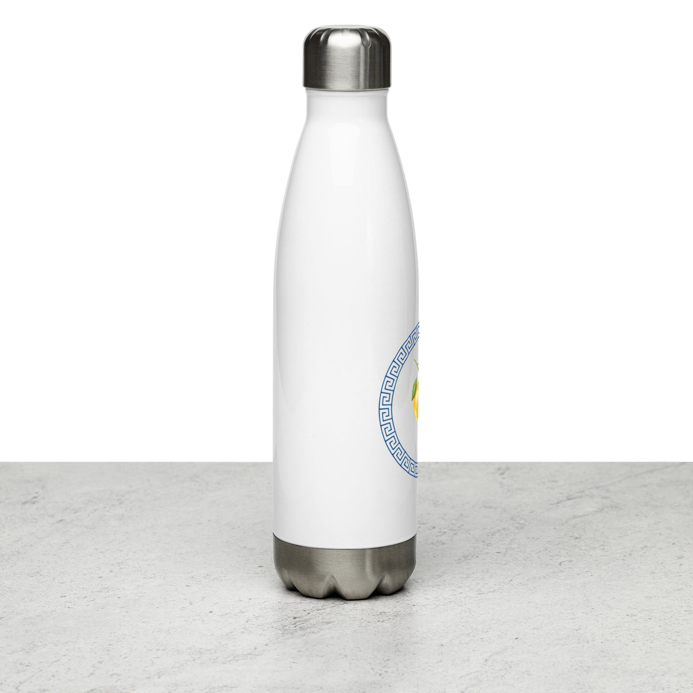 MFL White Stainless Steel Water Bottle